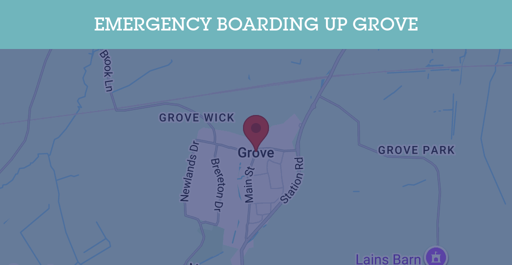Emergency Boarding Up Services in Grove - LU7