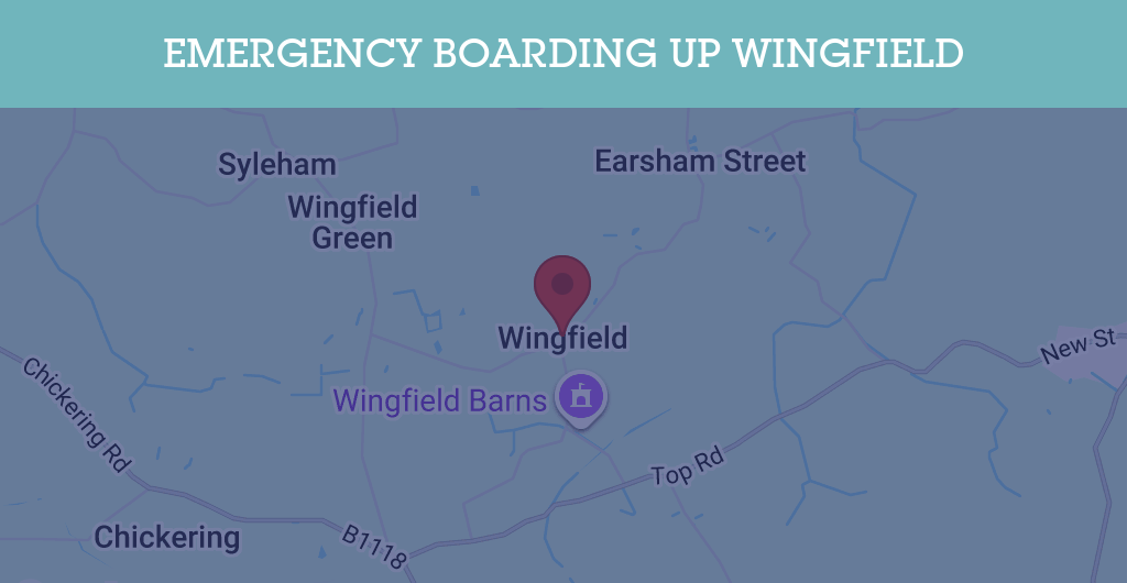 Emergency Boarding Up Services in Wingfield - LU7